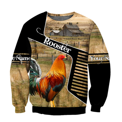 Personalized Rooster 3D Printed Unisex Shirts SN04062102