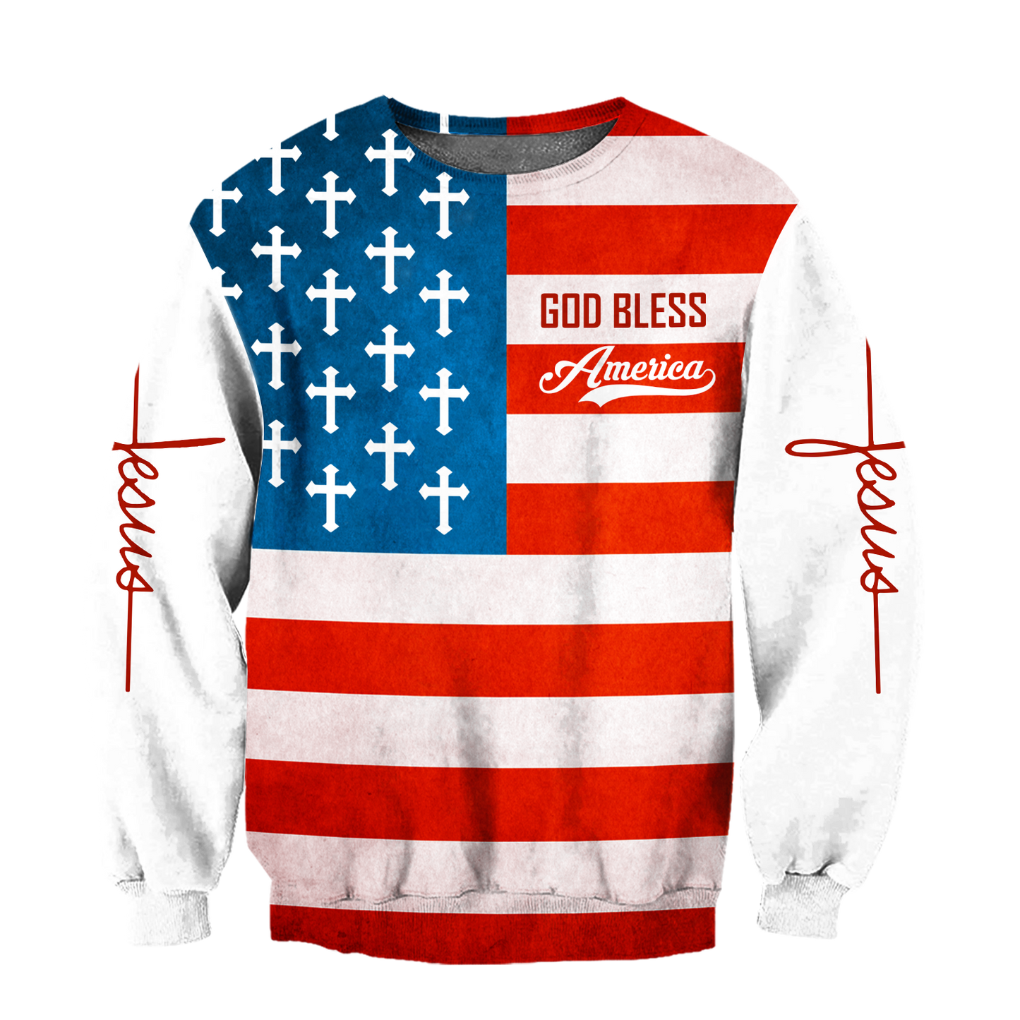 God Bless America - Christian - 3D All Over Printed Style for Men and Women