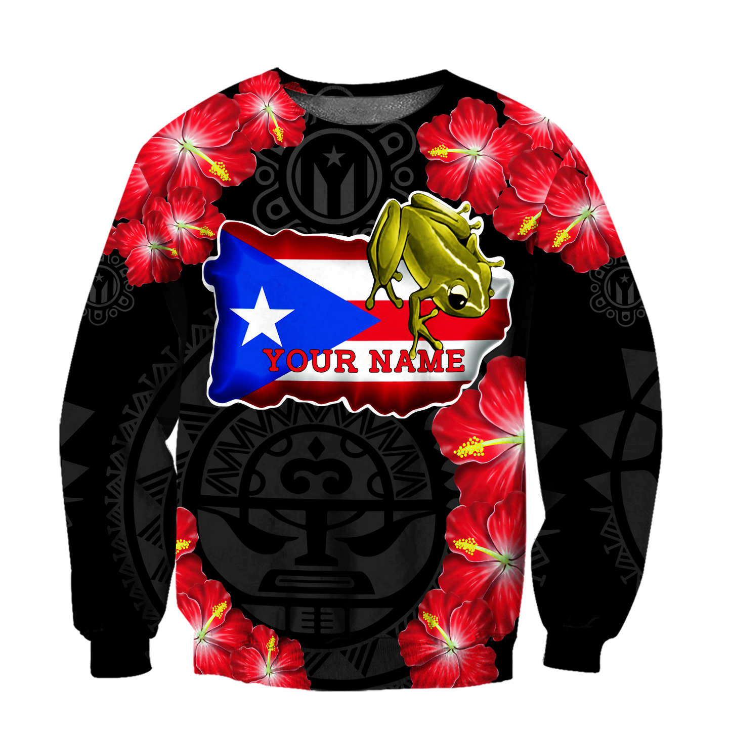 Customize Name Puerto Rico Hoodie For Men And Women