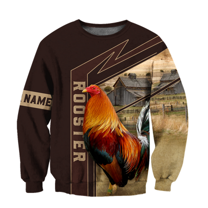 Personalized Rooster 3D Printed Unisex Shirts TNA04062104