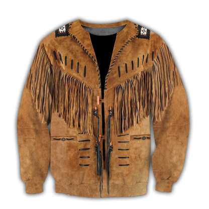 Cowboy Jacket No14 Cosplay 3D Over Printed Unisex Deluxe Hoodie ML