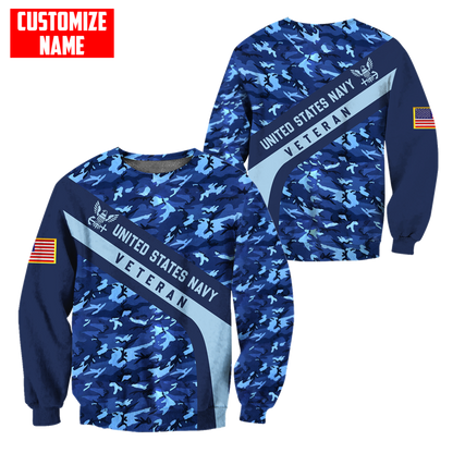 Premium Unique U.S Air Force Veteran Polo All Over Printed Personalized Shirt