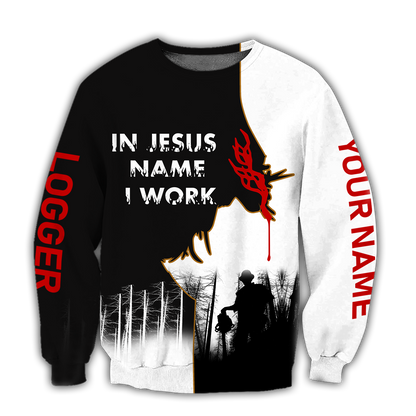 Logger - Jesus Custom Name Unisex Shirts