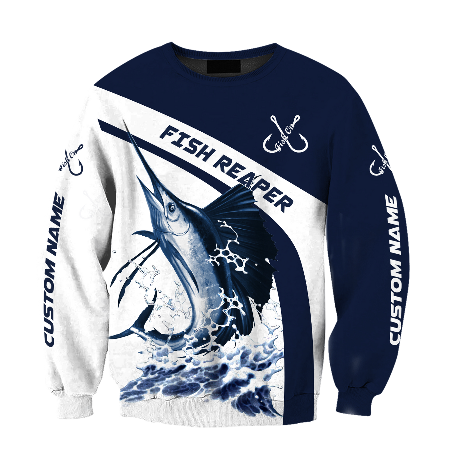 Custom name sailfish fishing design 3d print shirts