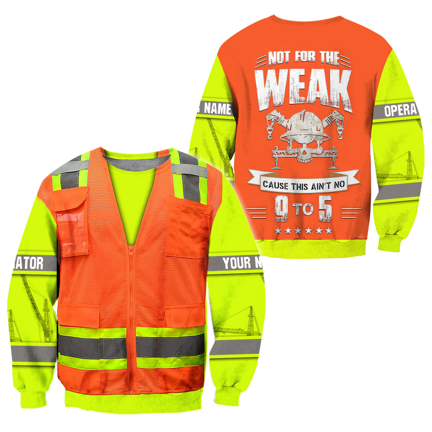 Customize Name Heavy Equipment Operator 3D All Over Printed Unisex Shirts