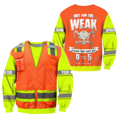 Customize Name Heavy Equipment Operator 3D All Over Printed Unisex Shirts