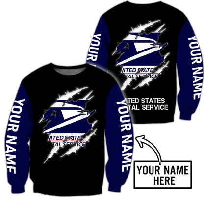 Premium USPS Unisex 3D All Over Printed Shirts MEI