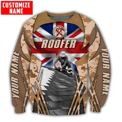 Tmarc Tee Premium Unisex All Over Printed Roofer Shirts England Roofer NTN07122103