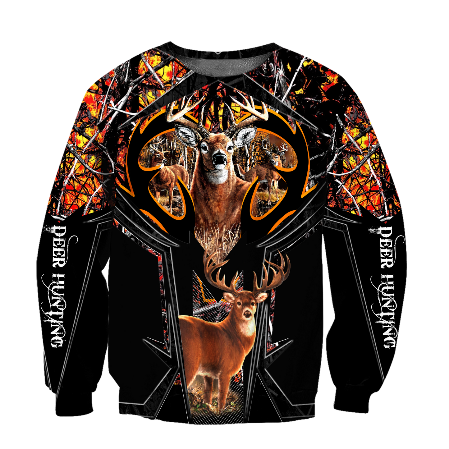 Deer Hunting Camo 3D Hoodie Shirt For Men And Women LAM