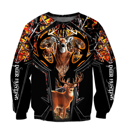 Deer Hunting Camo 3D Hoodie Shirt For Men And Women LAM