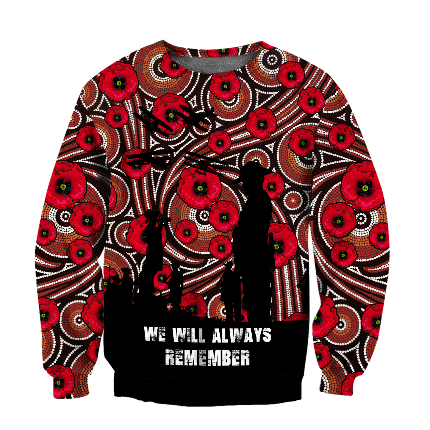 Premium Lest We Forget Anzac Day 3D All Over Printed PL