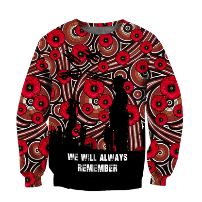 Premium Lest We Forget Anzac Day 3D All Over Printed PL