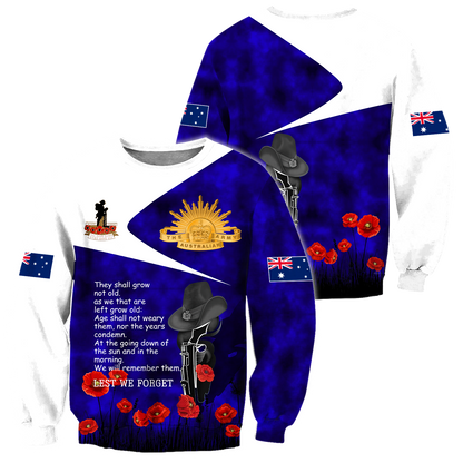 Anzac Day 3D All Over Printed Shirts PD19022103