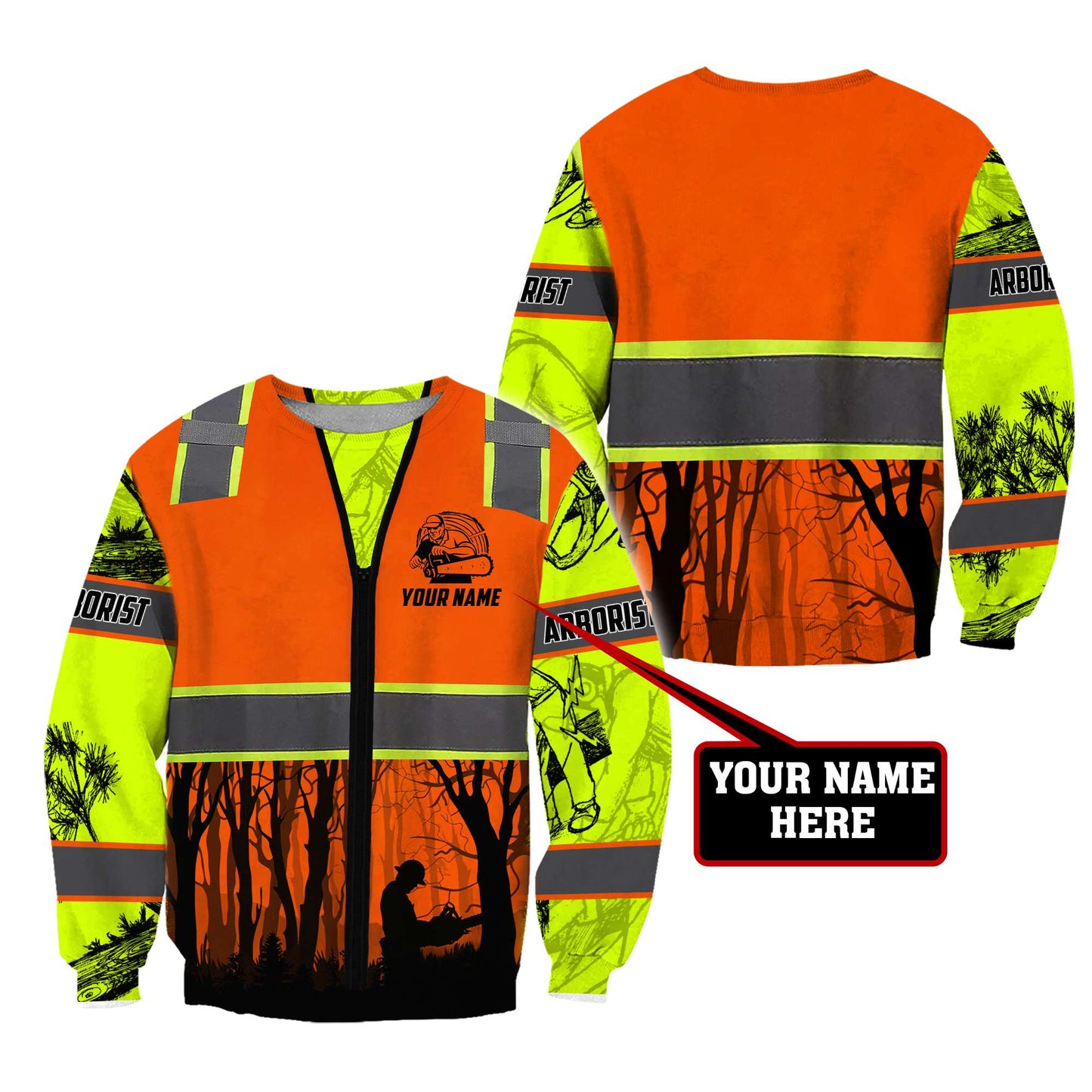 Premium Personalized 3D Printed Arborist Safety MEI