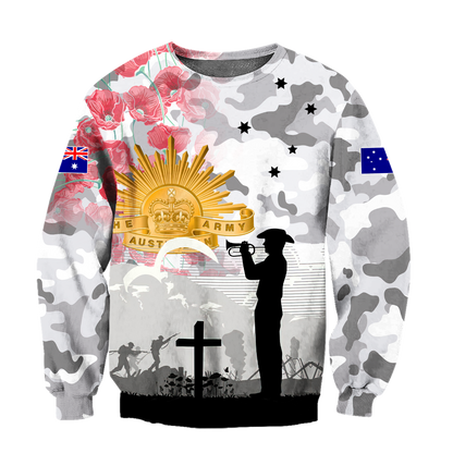 Premium Unisex Hoodie Remember Anzac Day ML