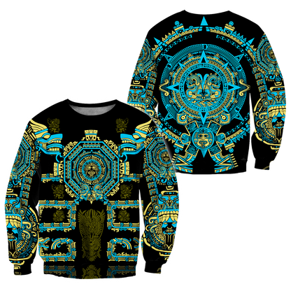 Aztec Mexico 3D All Over Printed Unisex Hoodie
