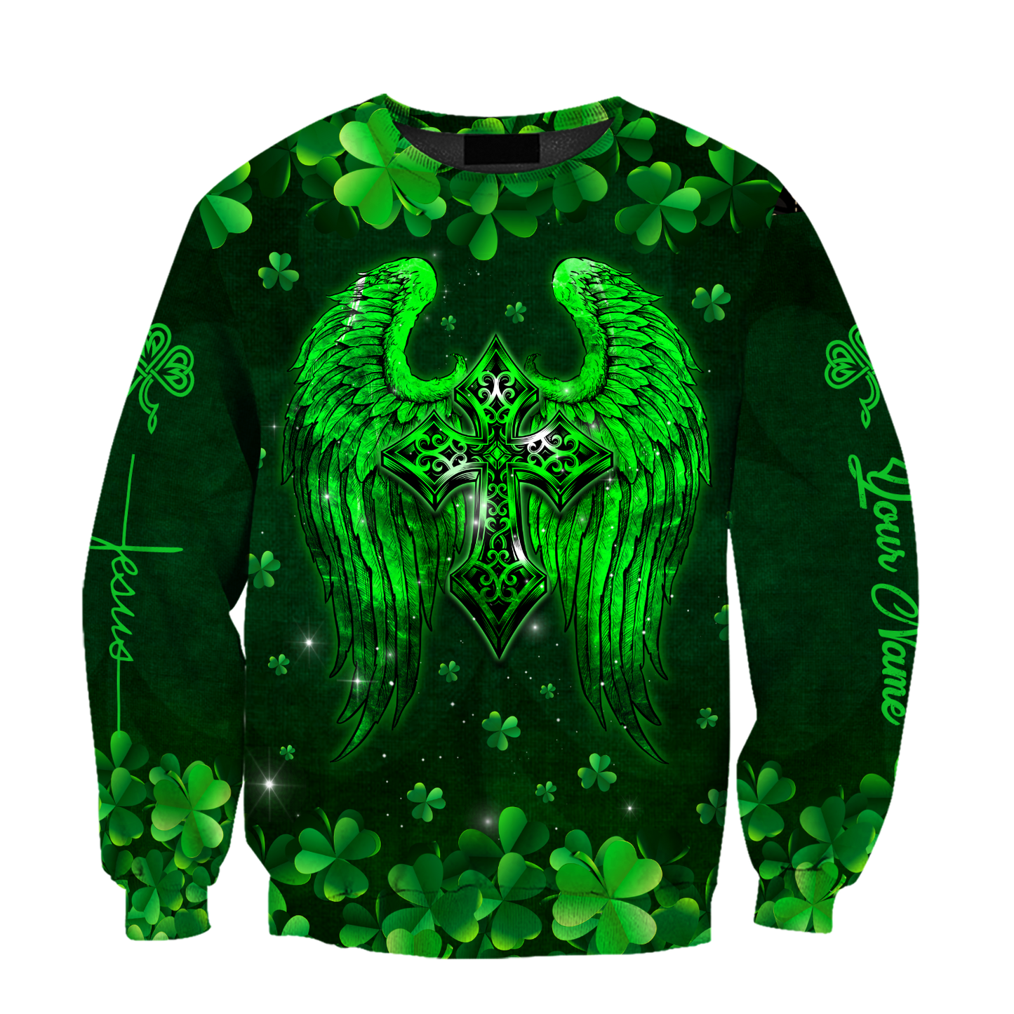 Irish By Blood Custom Name 3D All Over Printed Shirts For Men and Women