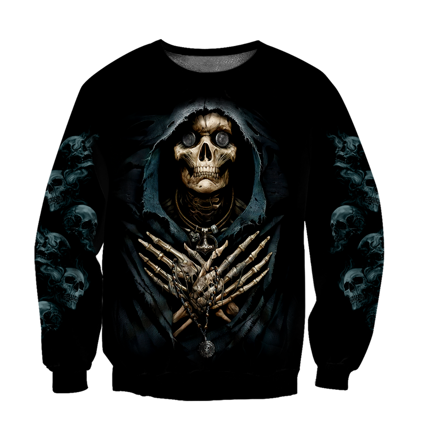 Skull And Coin Hoodie For Men And Women MH27022102