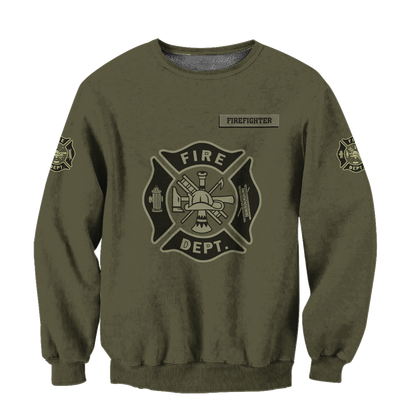 Customize Name Firefighter Hoodie For Men And Women MH27042101