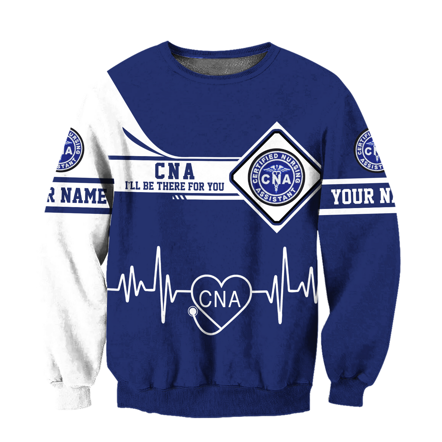 Premium Nurse Personalized Name 3D All Over Printed Unisex Shirts
