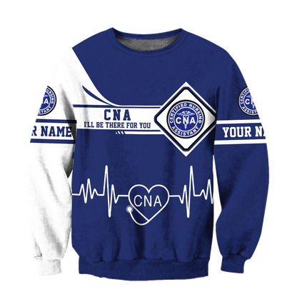 Premium Nurse Personalized Name 3D All Over Printed Unisex Shirts