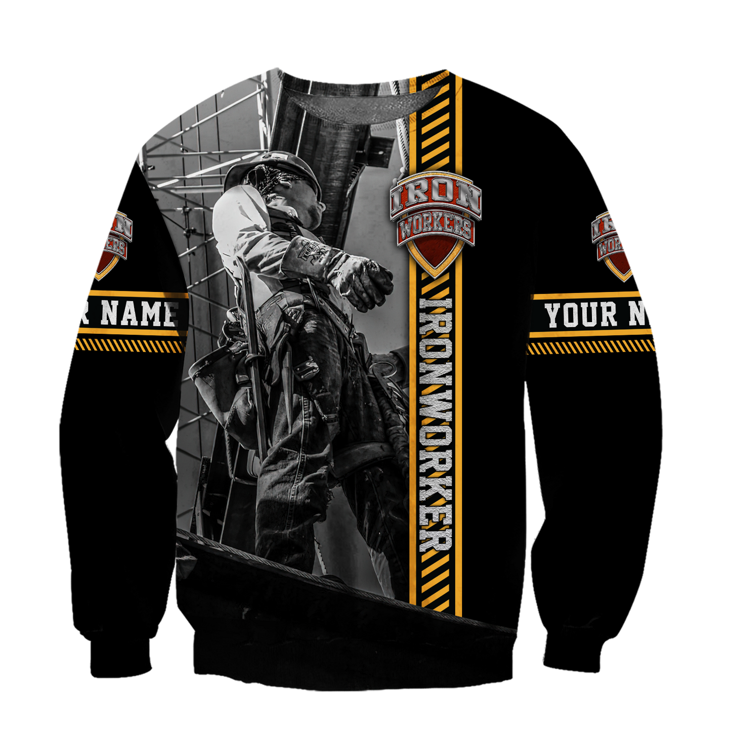 Personalized Ironworker 3D All Over Printed Unisex Hoodie