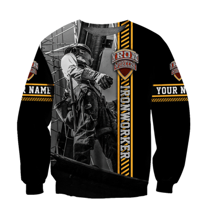 Personalized Ironworker 3D All Over Printed Unisex Hoodie