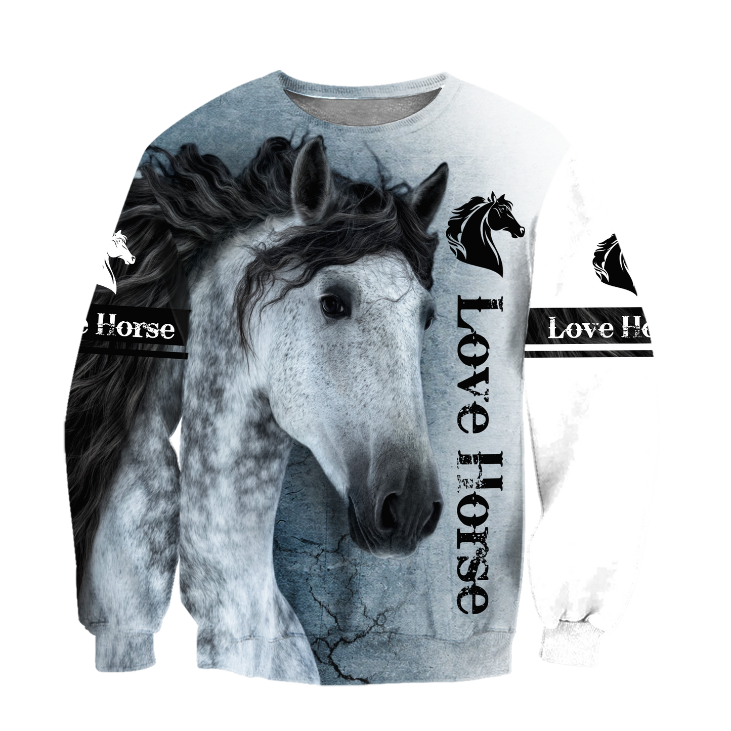 Love Horse 3D All Over Printed Hoodie Pi112055