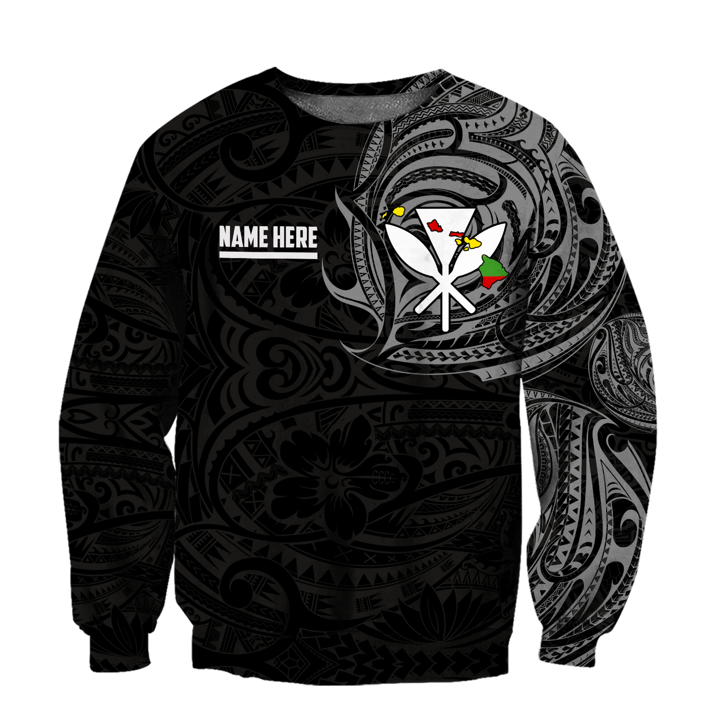 Kanaka Polynesian Hawaii Personalized Name 3D Unisex Shirt
