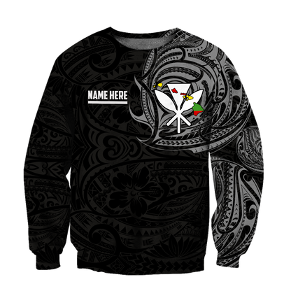 Kanaka Polynesian Hawaii Personalized Name 3D Unisex Shirt