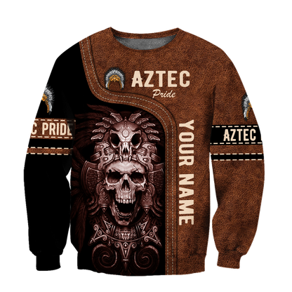 Personalized Name Aztec Pride 3D All Over Printed Hoodie