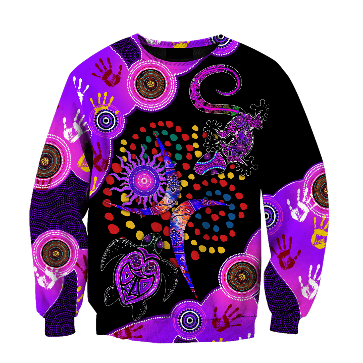Aboriginal Naidoc Week 2021 Purple Turtle Lizard 3D print shirts