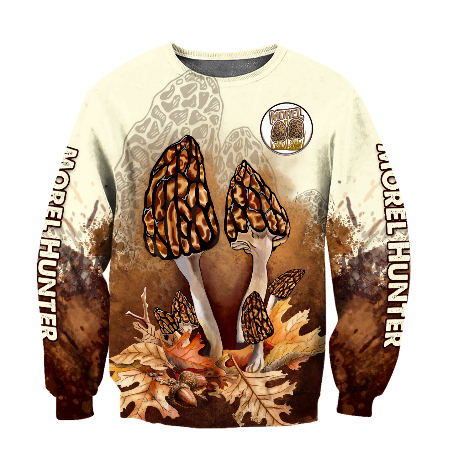Morel mushrooms hunter 3d print shirts