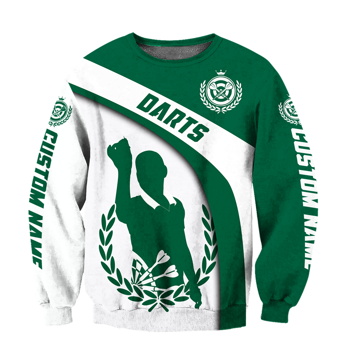 Darts Player No10 Personalized Name 3D Printed Personalized Unisex Hoodie ML