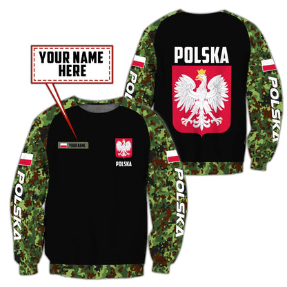 Personalized Polska 3D All Over Printed Unisex Hoodie