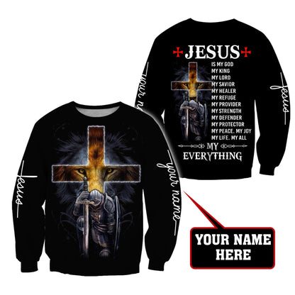 Premium Christian Jesus Easter Personalized 3D All Over Printed Unisex Shirts HV