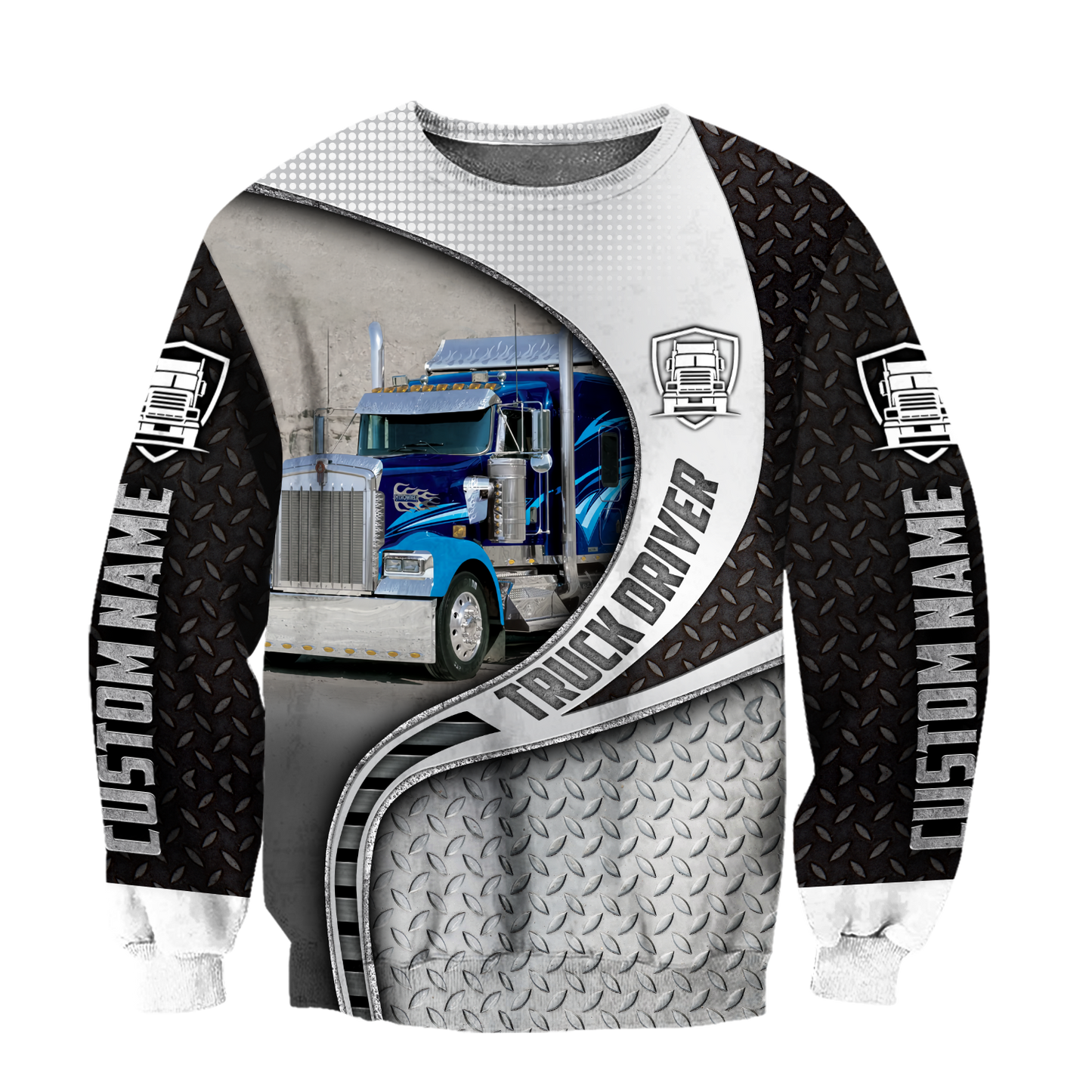 Premium Truck Driver Unisex Custom Name 3D All Over Printed Shirts MEI