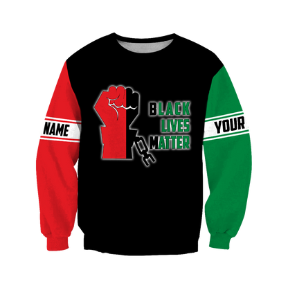 African American Persionalized Your Name 3D All Over Printed Shirts JJ21052101 KT