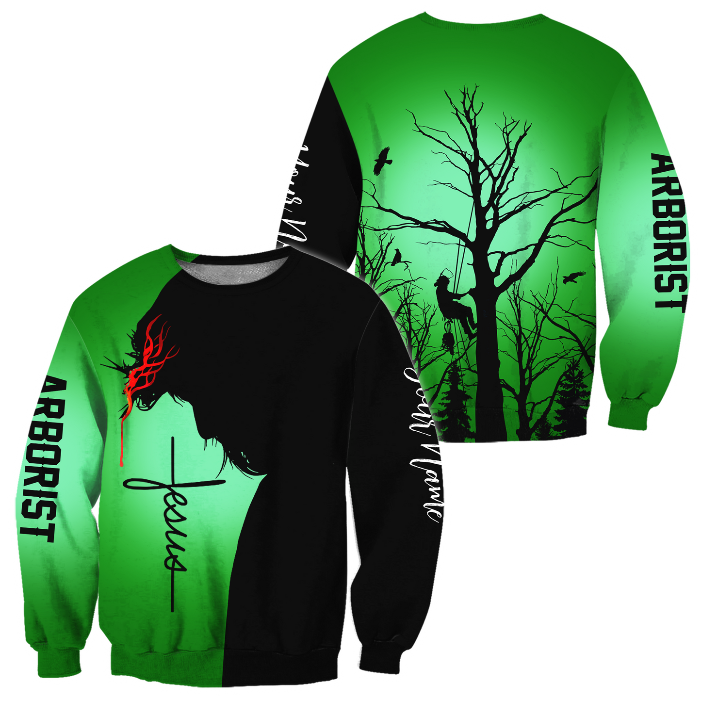 Premium Jesus Arborist Unisex 3D All Over Printed Shirts MEI