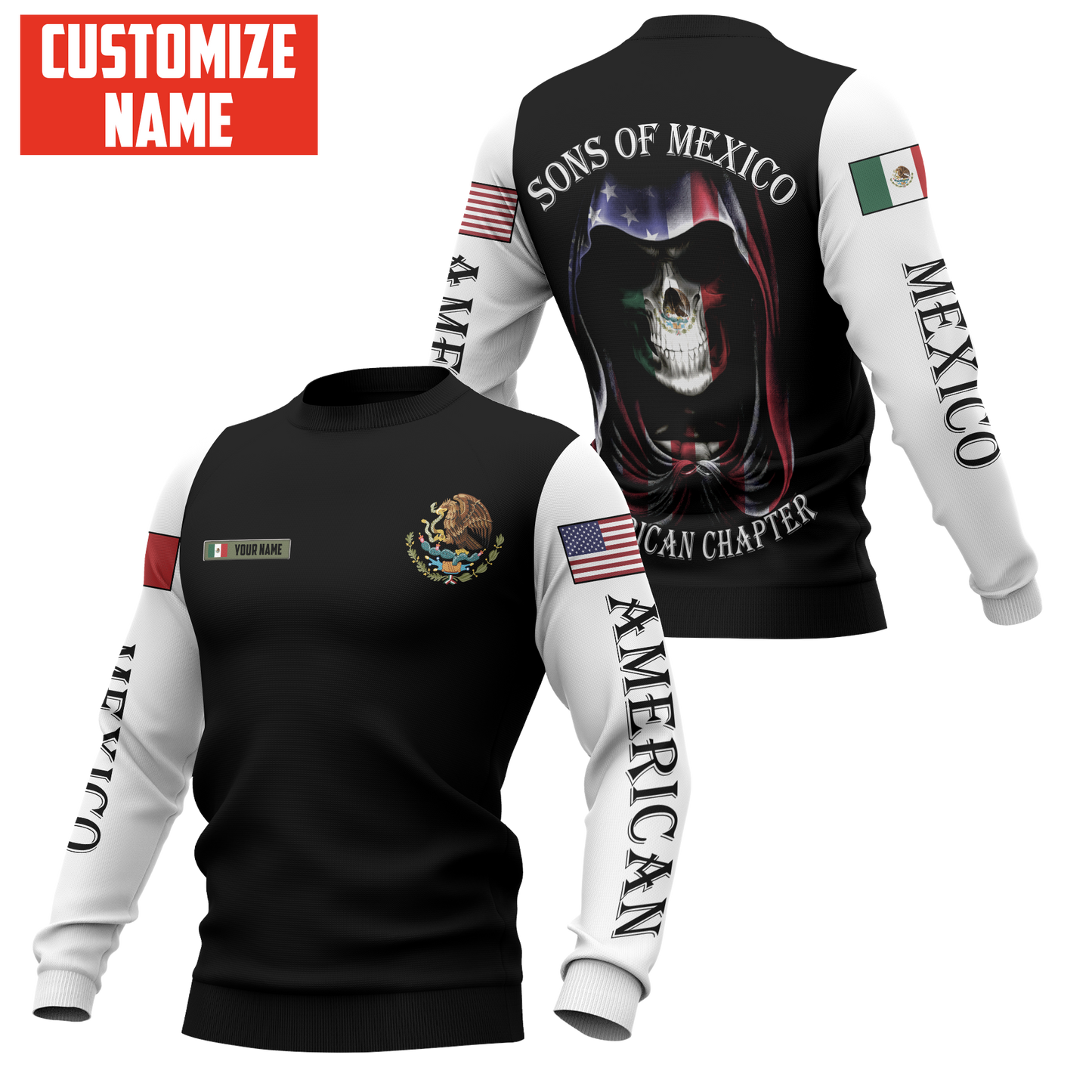 Persionalized Mexico 3D All Over Printed Unisex Shirts DQB26062101