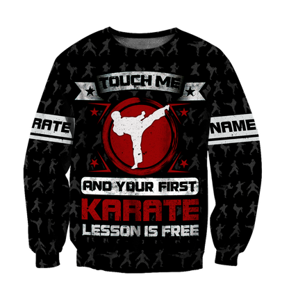 Customize Name Karate Hoodie For Men And Women TNA13032101