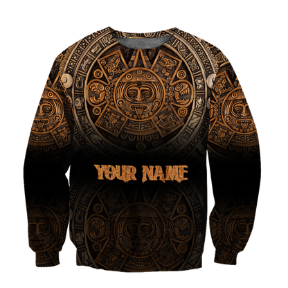 Persionalized Name Azteca Mexicano 3D All Over Printed Unisex Hoodie