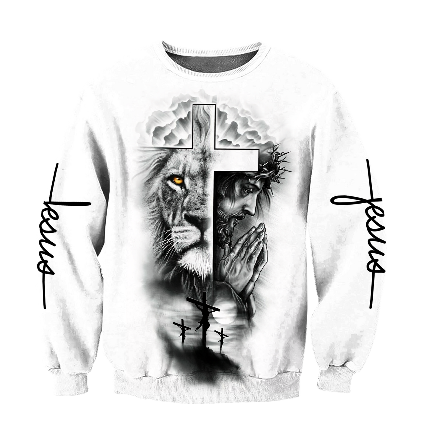 Lion God Tattoo Vibe - Christian - 3D All Over Printed Style for Men and Women