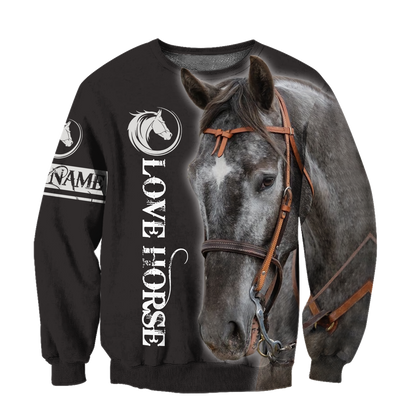 Personalized Name Horse Lovers 3D All Over Printed Unisex Shirts