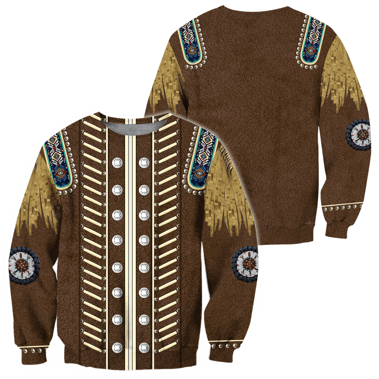 Cowboy Jacket No20 Cosplay 3D Over Printed Unisex Deluxe Hoodie ML