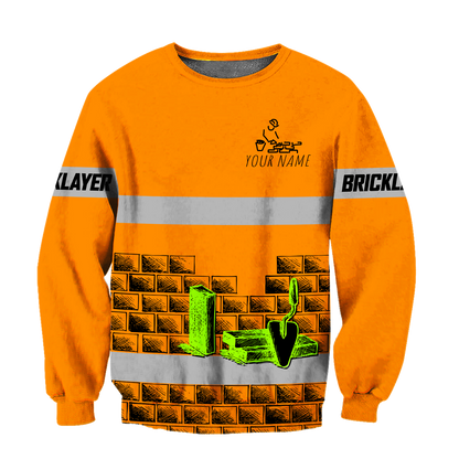 Premium Unisex Hoodie Customize Bricklayer Safety No9 ML