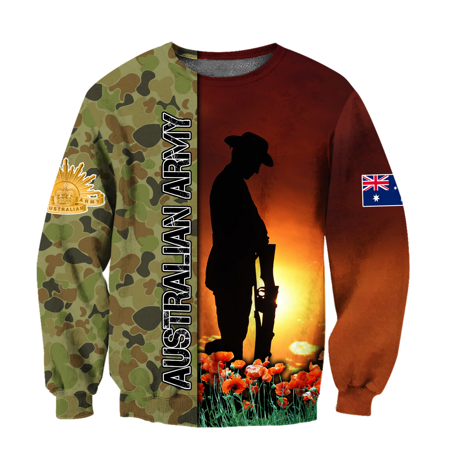 Lest We Forget Anzac Day 3D All Over Printed