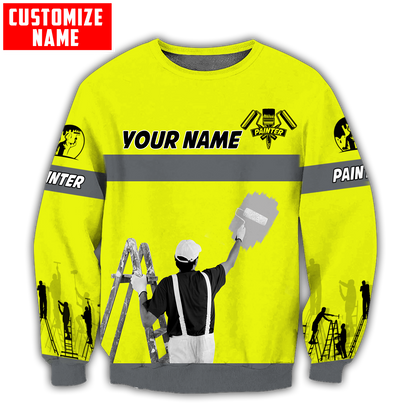 Tmarc Tee Personalized Name Painter 3D All Over Printed Unisex Shirts