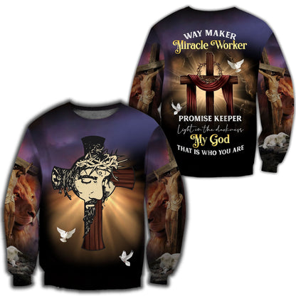Miracle Worker - Jesus 3D All Over Printed Unisex Shirts