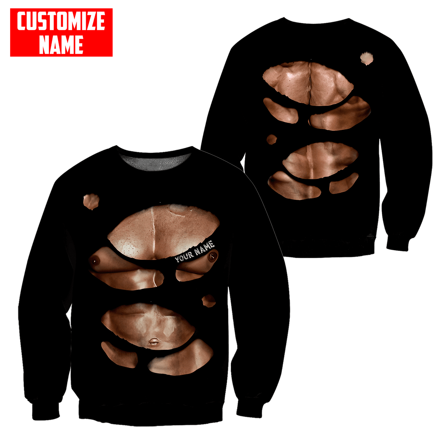 Customize Name Gym 3D All Over Printed Unisex Shirts